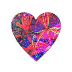 Design Background Concept Fractal Heart Magnet by Pakrebo