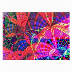 Design Background Concept Fractal Large Glasses Cloth (2 Sides) by Pakrebo