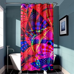 Design Background Concept Fractal Shower Curtain 36  X 72  (stall)  by Pakrebo