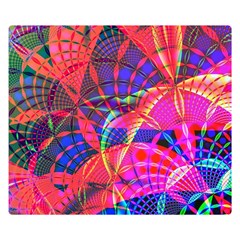 Design Background Concept Fractal Double Sided Flano Blanket (small)  by Pakrebo