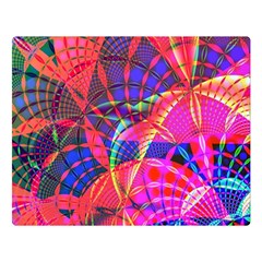 Design Background Concept Fractal Double Sided Flano Blanket (large)  by Pakrebo