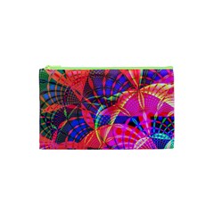 Design Background Concept Fractal Cosmetic Bag (xs) by Pakrebo