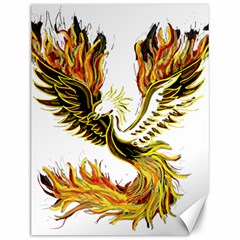 Phoenix Bird Fire Bright Red Swing Canvas 12  x 16 