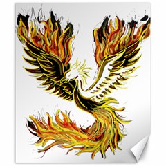 Phoenix Bird Fire Bright Red Swing Canvas 20  x 24 