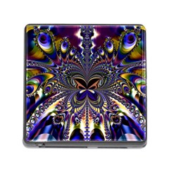 Abstract Art Artwork Fractal Design Art Pattern Memory Card Reader (square 5 Slot) by Pakrebo