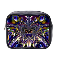 Abstract Art Artwork Fractal Design Art Pattern Mini Toiletries Bag (two Sides) by Pakrebo