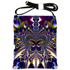 Abstract Art Artwork Fractal Design Art Pattern Shoulder Sling Bag by Pakrebo