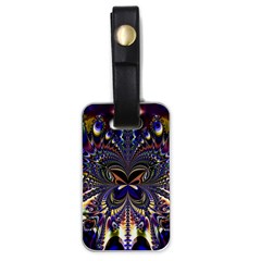 Abstract Art Artwork Fractal Design Art Pattern Luggage Tag (one Side) by Pakrebo