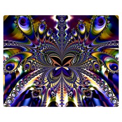 Abstract Art Artwork Fractal Design Art Pattern Double Sided Flano Blanket (medium)  by Pakrebo