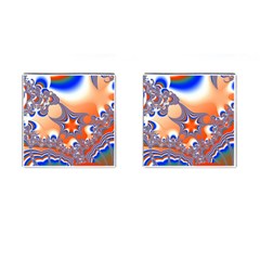 Abstract Art Artwork Fractal 2 Cufflinks (square) by Pakrebo