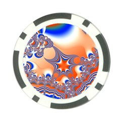 Abstract Art Artwork Fractal 2 Poker Chip Card Guard by Pakrebo