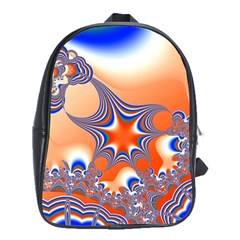 Abstract Art Artwork Fractal 2 School Bag (xl) by Pakrebo