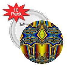 Abstract Art Design Digital Art 2.25  Buttons (10 pack) 