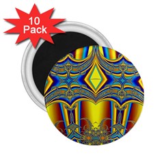 Abstract Art Design Digital Art 2.25  Magnets (10 pack) 