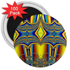 Abstract Art Design Digital Art 3  Magnets (100 pack)