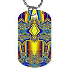 Abstract Art Design Digital Art Dog Tag (One Side)