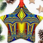 Abstract Art Design Digital Art Star Ornament (Two Sides) Front