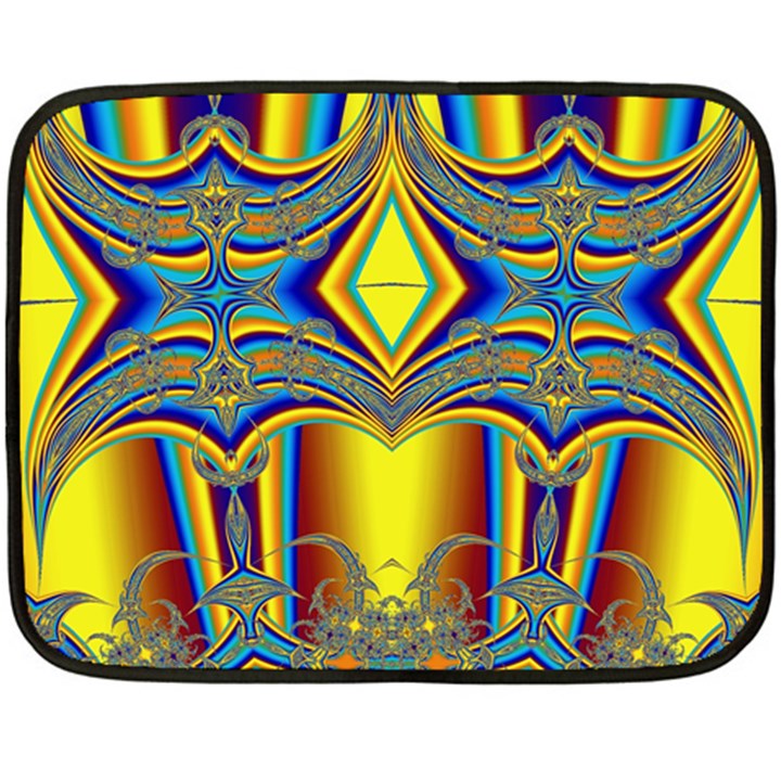 Abstract Art Design Digital Art Double Sided Fleece Blanket (Mini) 