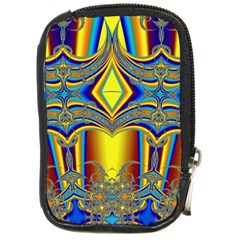 Abstract Art Design Digital Art Compact Camera Leather Case