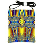 Abstract Art Design Digital Art Shoulder Sling Bag Front