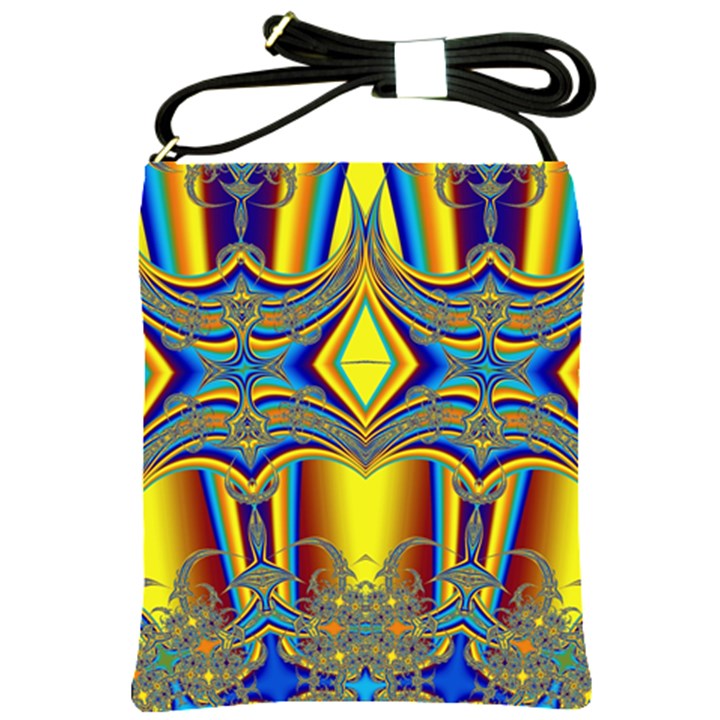 Abstract Art Design Digital Art Shoulder Sling Bag