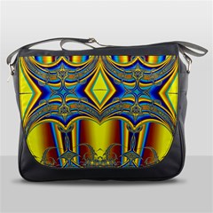 Abstract Art Design Digital Art Messenger Bag