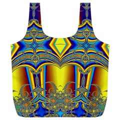 Abstract Art Design Digital Art Full Print Recycle Bag (XL)