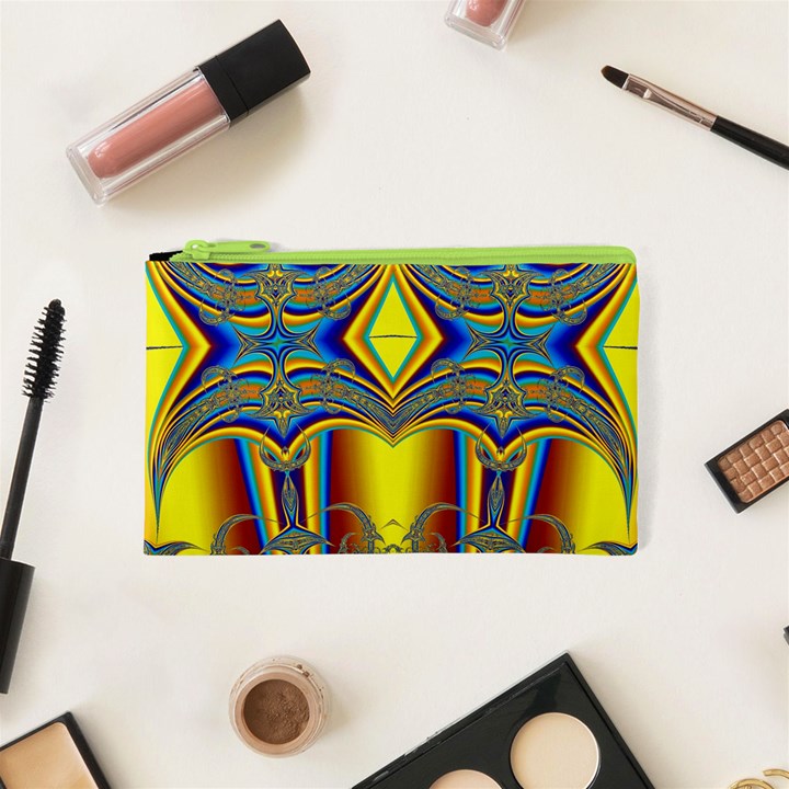 Abstract Art Design Digital Art Cosmetic Bag (XS)