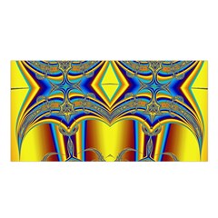 Abstract Art Design Digital Art Satin Shawl