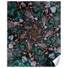 Art Artwork Fractal Digital Art Floral Canvas 16  X 20  by Pakrebo