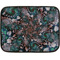 Art Artwork Fractal Digital Art Floral Fleece Blanket (mini) by Pakrebo