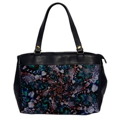 Art Artwork Fractal Digital Art Floral Oversize Office Handbag by Pakrebo