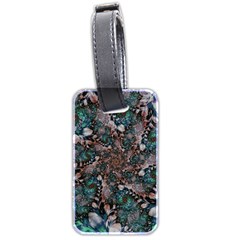 Art Artwork Fractal Digital Art Floral Luggage Tag (two Sides) by Pakrebo