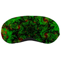 Art Artwork Fractal Digital Art Green Sleeping Mask by Pakrebo