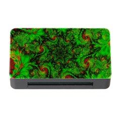 Art Artwork Fractal Digital Art Green Memory Card Reader With Cf by Pakrebo