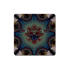 Abstract Abstract Art Artwork Star Square Magnet by Pakrebo