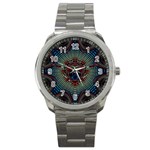 Abstract Abstract Art Artwork Star Sport Metal Watch Front