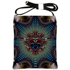 Abstract Abstract Art Artwork Star Shoulder Sling Bag by Pakrebo