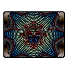 Abstract Abstract Art Artwork Star Double Sided Fleece Blanket (small)  by Pakrebo