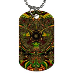 Fractal Art Artwork Design Dog Tag (two Sides) by Pakrebo