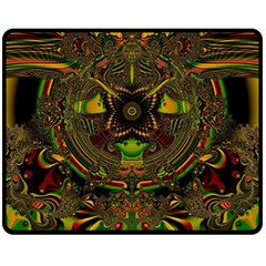 Fractal Art Artwork Design Fleece Blanket (medium)  by Pakrebo