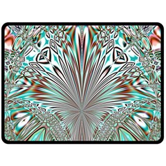 Crystal Design Crystal Pattern Glass Fleece Blanket (large)  by Pakrebo