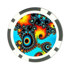 Artwork Fractal Digital Art Poker Chip Card Guard by Pakrebo