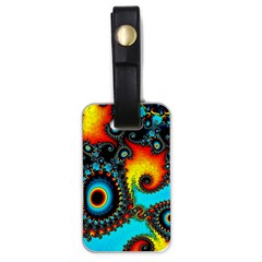 Artwork Fractal Digital Art Luggage Tag (one Side) by Pakrebo