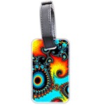 Artwork Fractal Digital Art Luggage Tag (two sides) Back