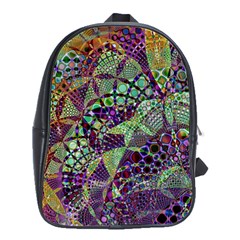 Background Design Art Artwork School Bag (large) by Pakrebo