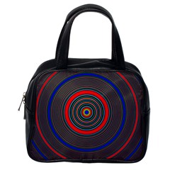 Art Design Fractal Circle Classic Handbag (one Side) by Pakrebo