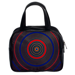 Art Design Fractal Circle Classic Handbag (two Sides) by Pakrebo