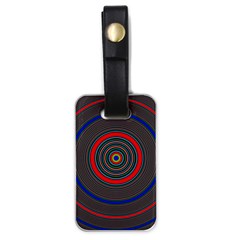 Art Design Fractal Circle Luggage Tag (one Side) by Pakrebo