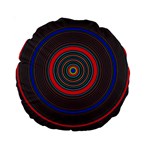 Art Design Fractal Circle Standard 15  Premium Round Cushions Front